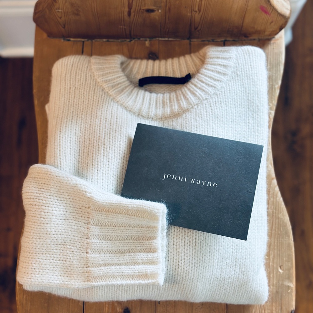 NWOT Jenni Kayne Alpaca Cocoon Crewneck